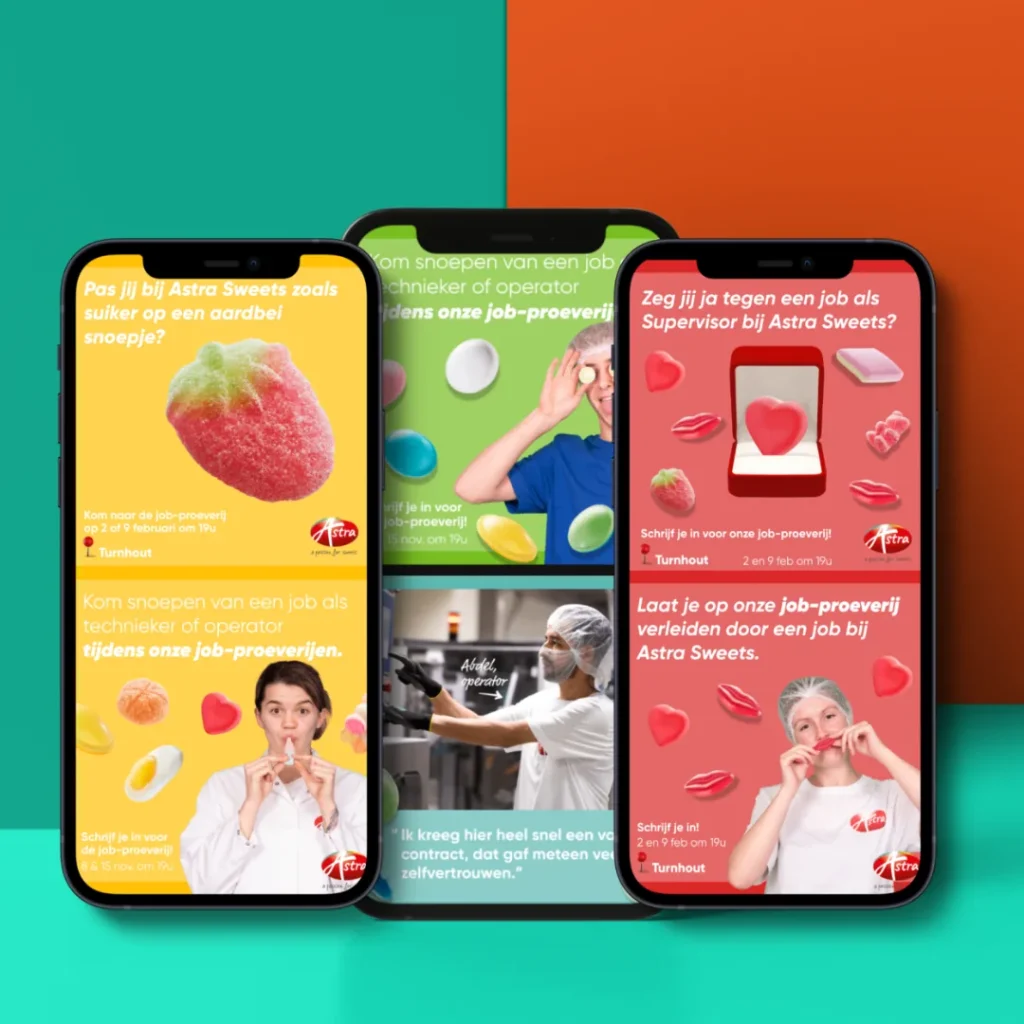 Campagnebeeld Astra Sweets: Het succesrecept van de snoepfabriek